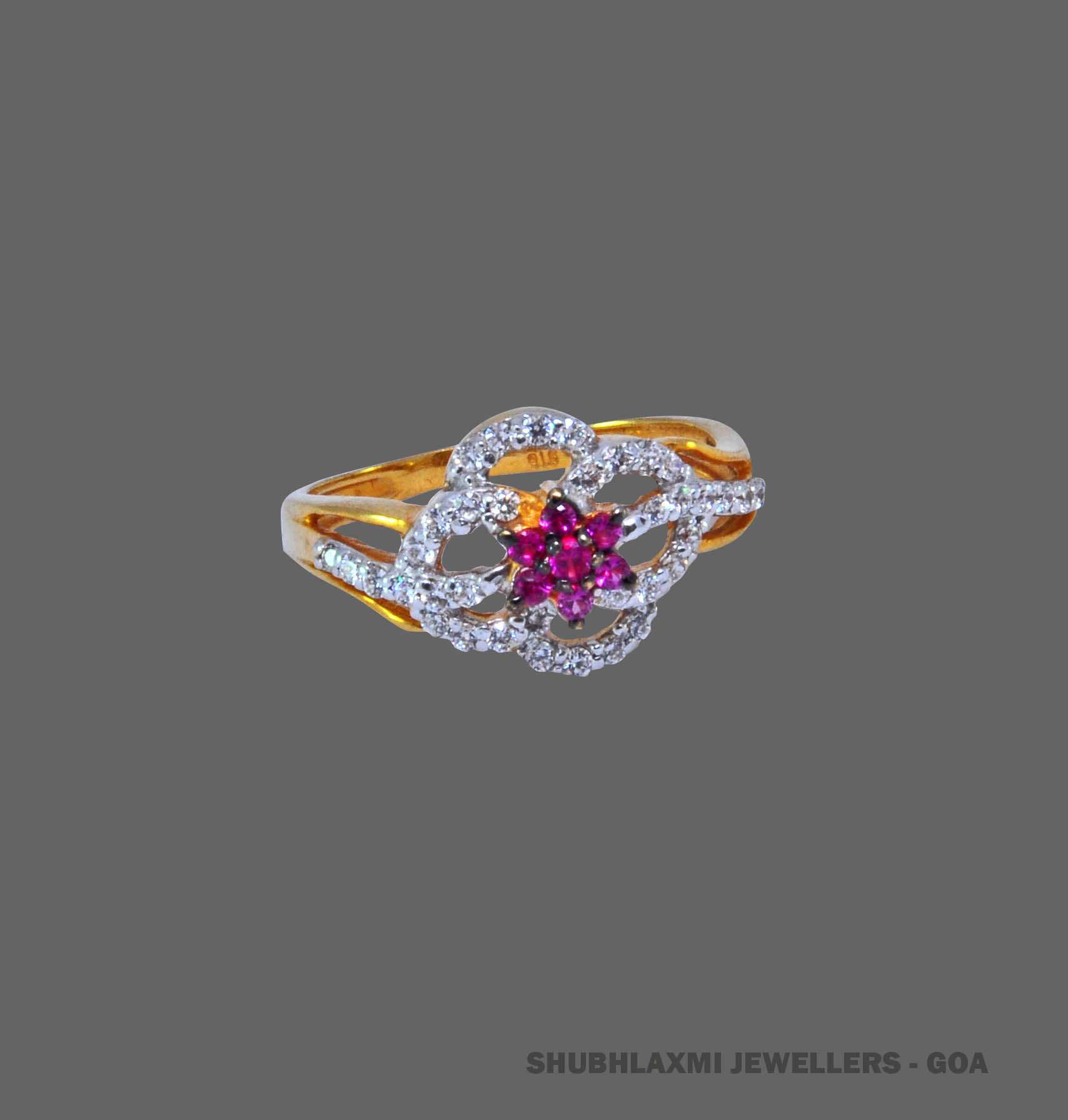 Ladies Ring Pink Star SLJ-1227