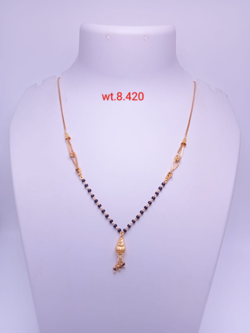 Elegant Dual Gold Pendant Mangalsutra