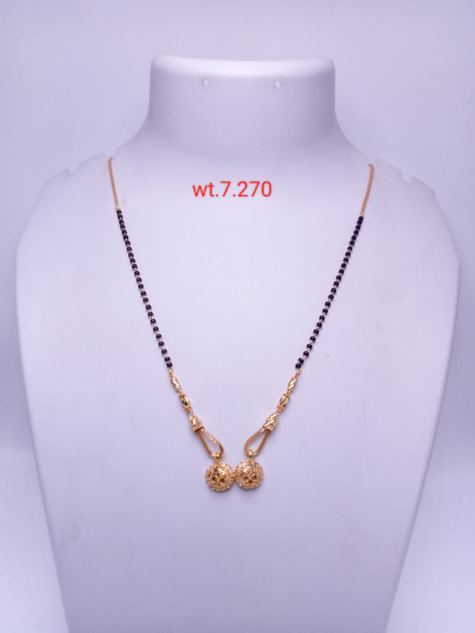 Classic Dual Ball Gold Mangalsutra