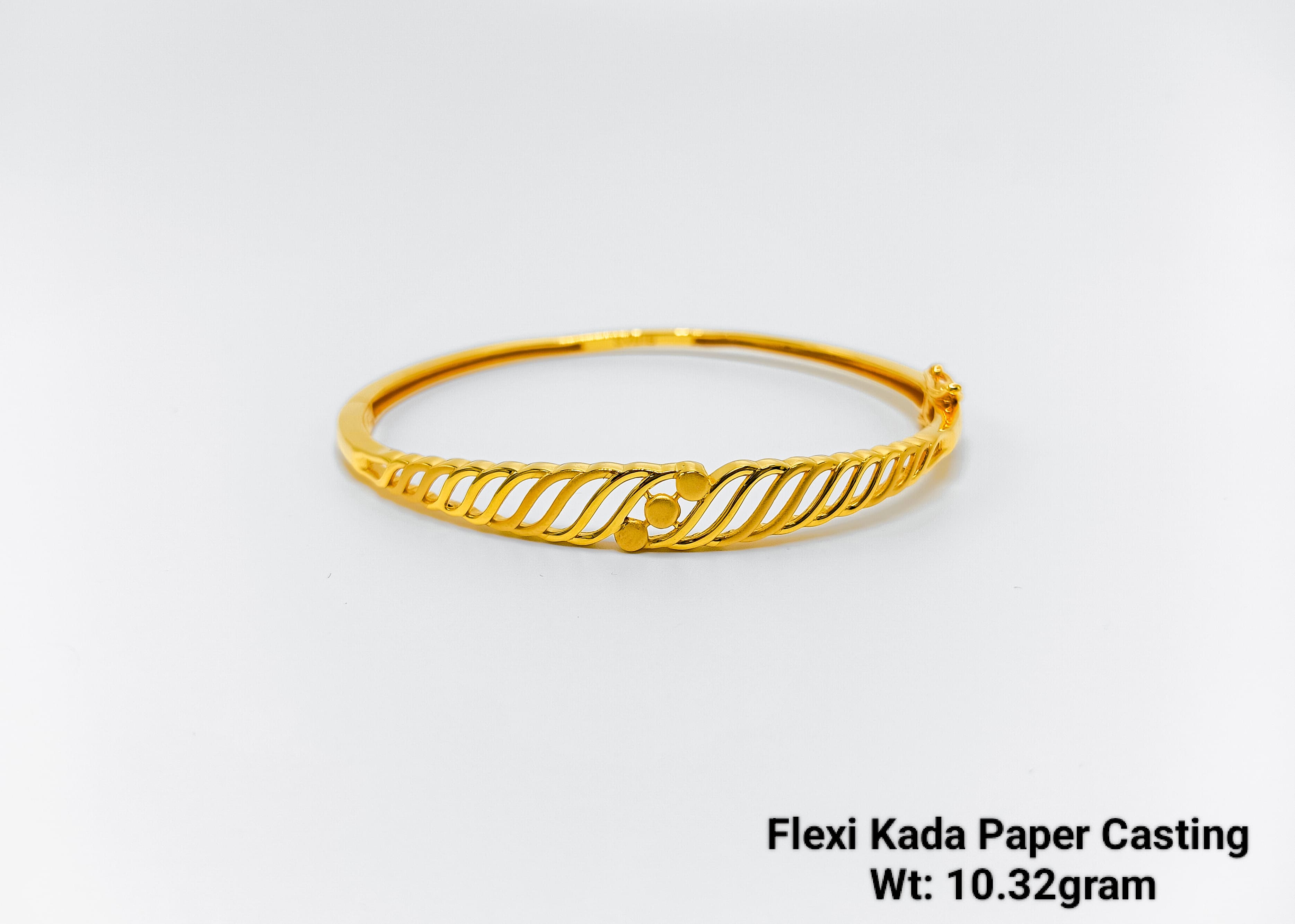 Twisted Link Design Flexi Kada – 10.32 Gram