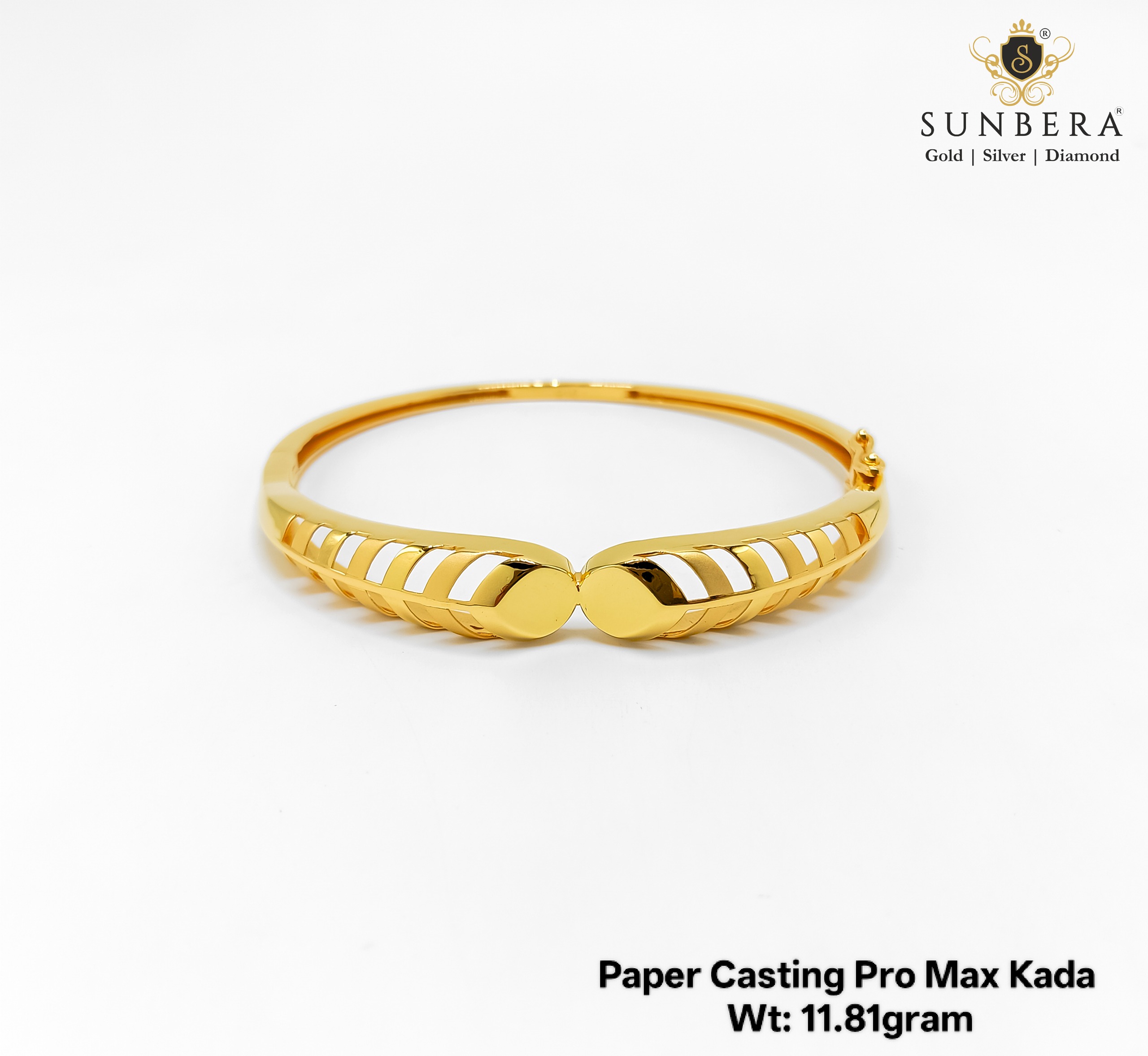 Paper Casting Pro Max Gold Kada – 11.21 Grams (22KT)