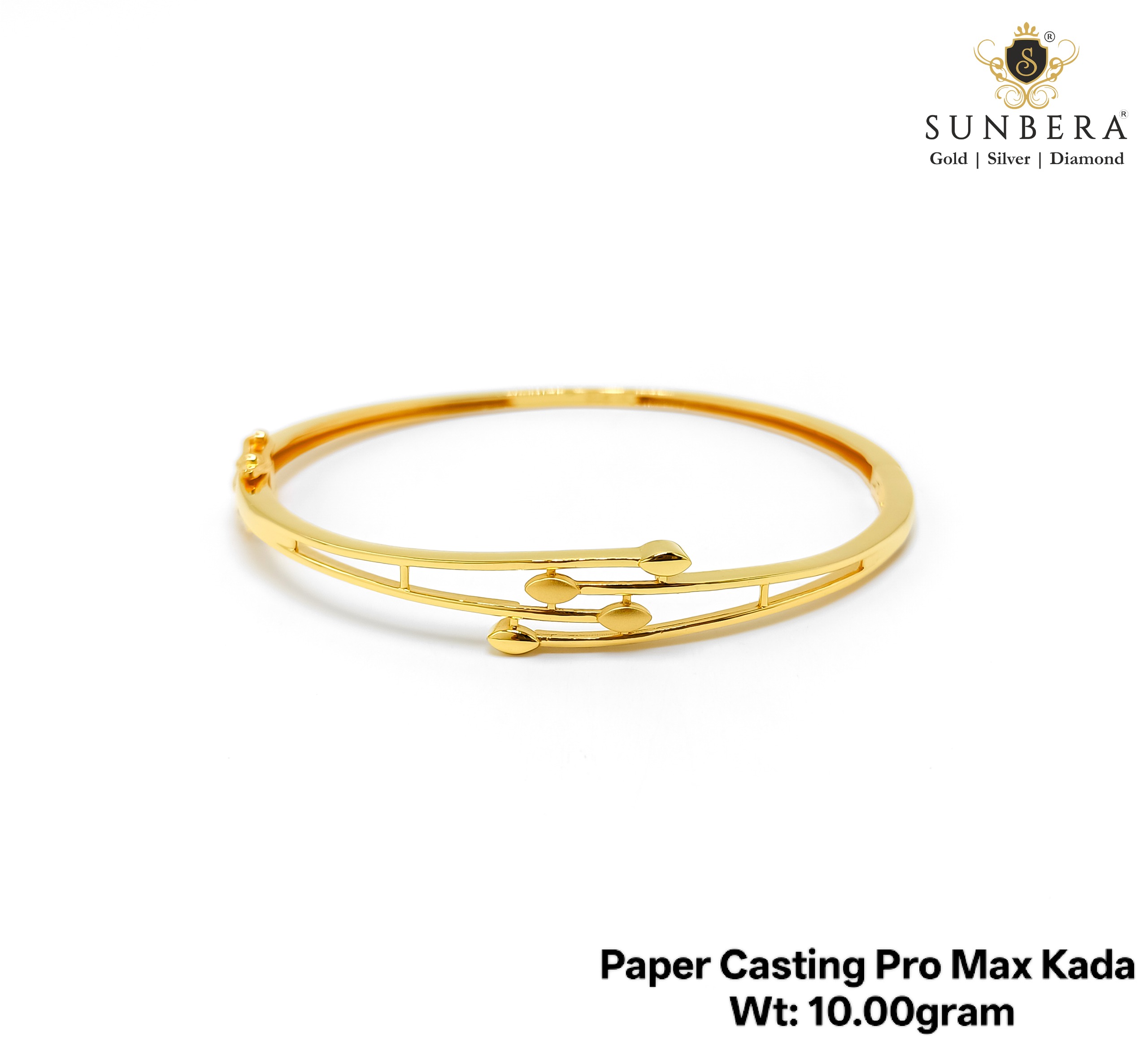 Paper Casting Pro Max Gold Kada – 10.00 Grams (22K)