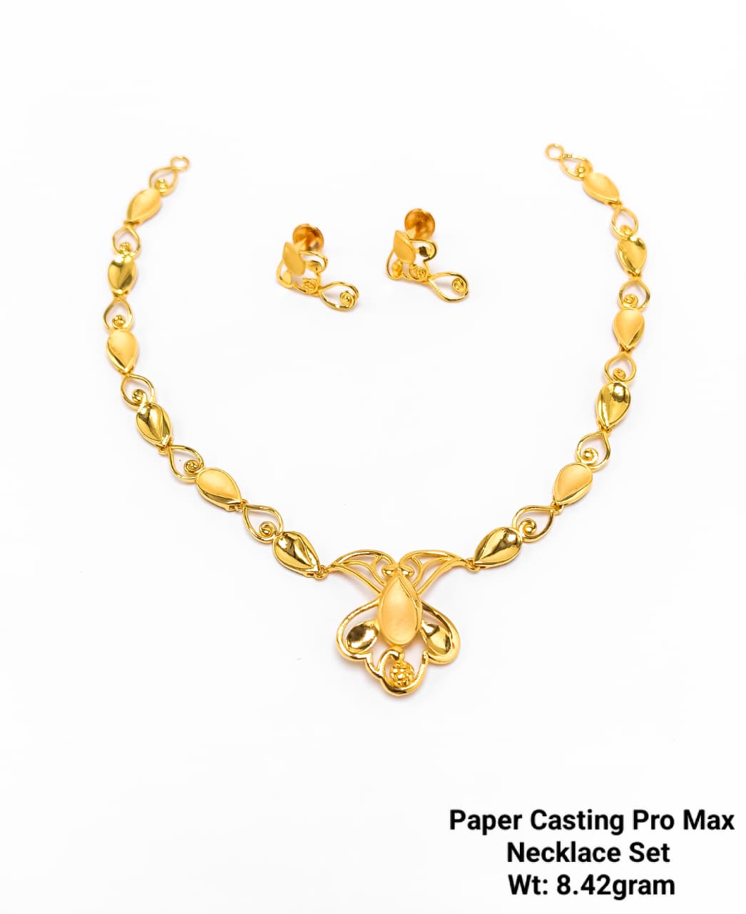 Paper Casting Pro Max Gold Necklace Set – 8.42 Grams