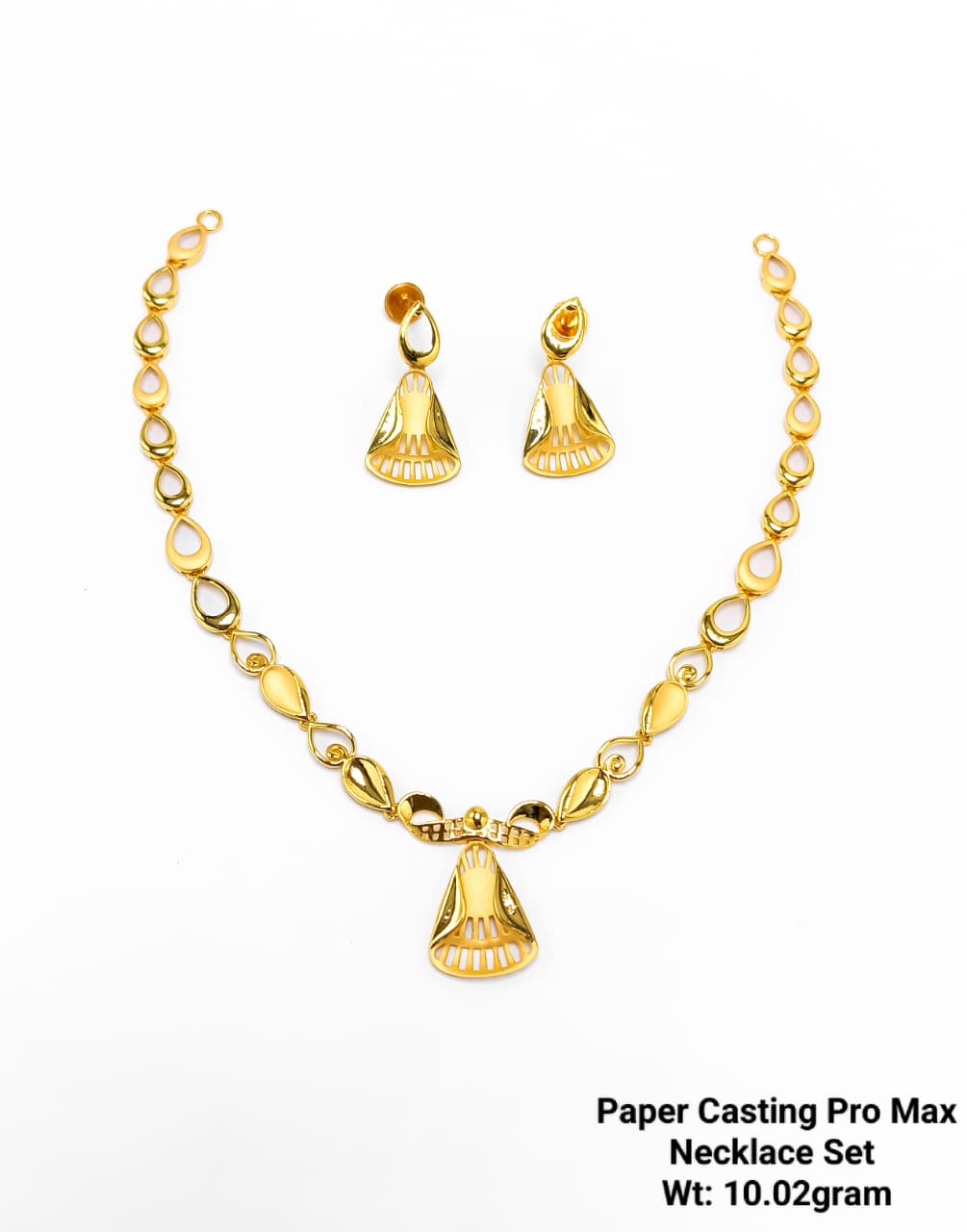 Paper Casting Pro Max Gold Necklace Set – 10.02 Grams