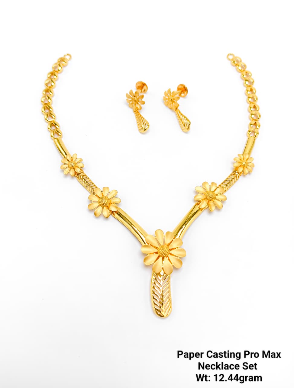 Paper Casting Pro Max Gold Necklace Set – 12.44 Grams