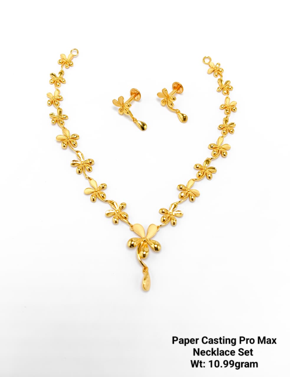 Paper Casting Pro Max Gold Necklace Set – 10.99 Grams