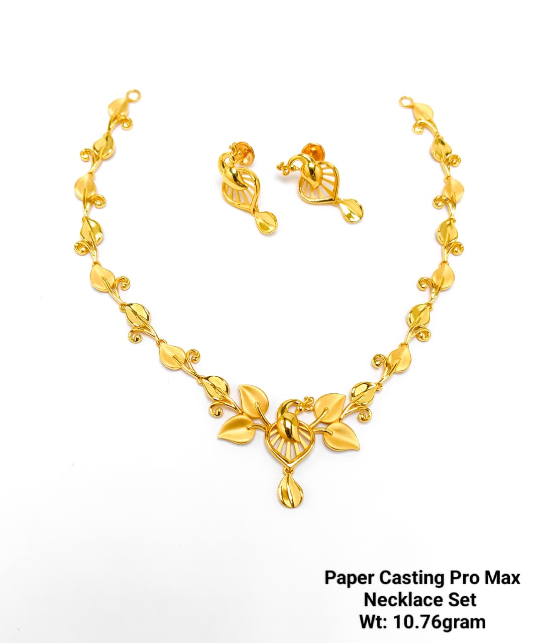 Paper Casting Pro Max Gold Necklace Set – 10.76 Grams